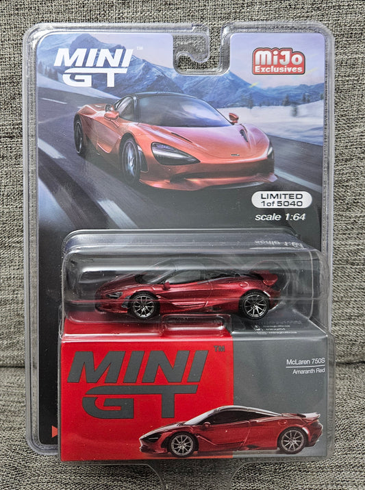 Mini GT 1:64 McLaren 750S Amaranth Red #775