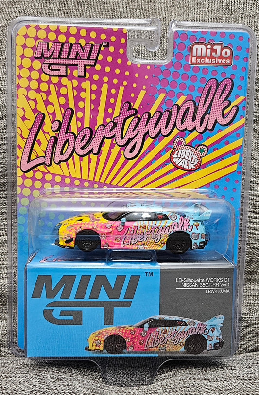 MINI GT LB-SILHOUETTE WORKS GT NISSAN 35GT-RR VER. 1 LBWK KUMA 1/64 MGT00742