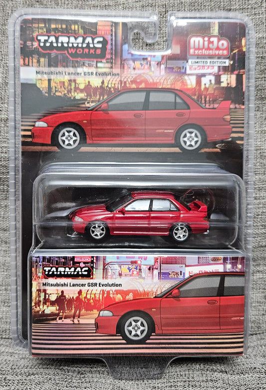 Tarmac Works Mitsubishi Lancer GSR Evolution Red Global64 1/64