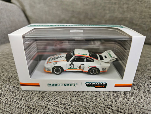 Minichamps Tarmac Works 1/64 Porsche 935 Vaillant Bob Wollek Drm Zolder 1977 51