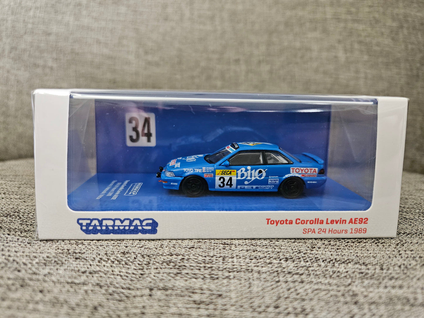 TARMAC WORKS 1:64 Toyota Corolla Levin AE92 Spa 24H 1989