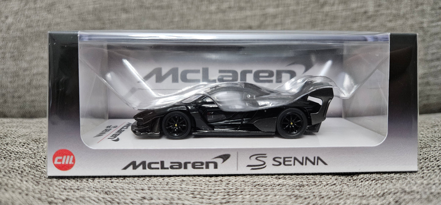 CM MODEL McLaren Senna GTR Black Limited Edition 1/64