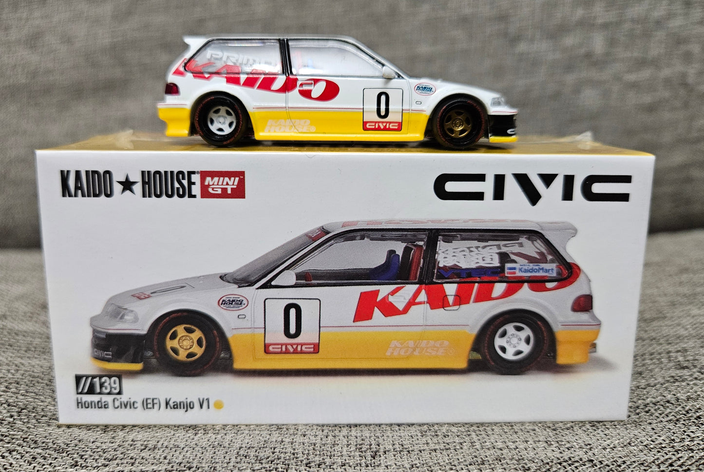 2025 Mini-GT Kaido House HONDA CIVIC (EF) KANJO V1 SEALED Item #KHMG139