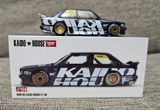 1:64 Kaido House X Mini GT BMW M3 E30 Kaido Works V1 #154