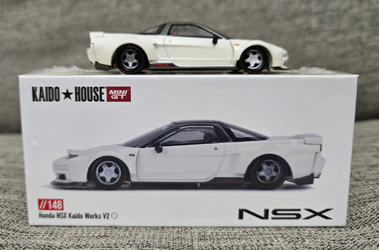 2025 Mini-GT Kaido House White HONDA NSX (NA1) Works V2 SEALED Item #KHMG148