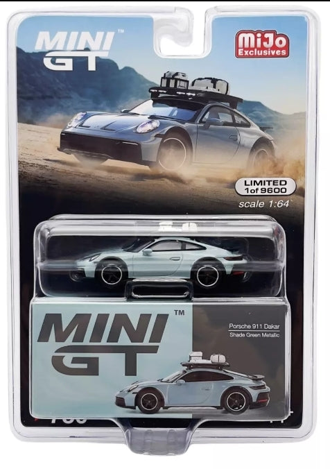 Mini GT 1:64 Porsche 911 Dakar Shade Green Metallic #780