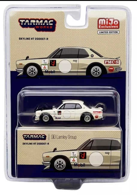 Tarmac Works 1:64 Nissan 2000 GT-R (KPGC10) White Lamley Special Edition