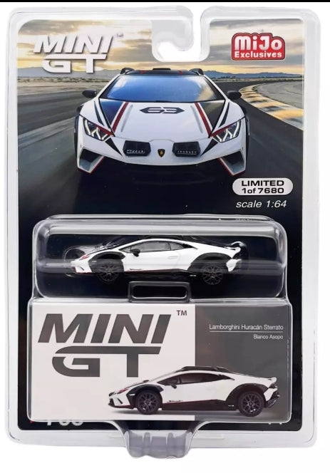 Mini GT 1:64 Lamborghini Huracán Sterrato Bianco Asopo #763