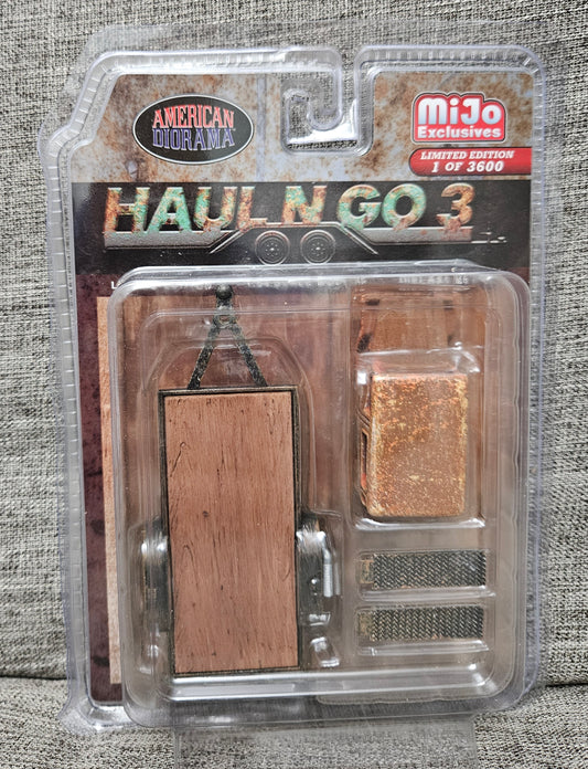 American Diorama 1:64 Haul N Go 3 Weathered Trailer Set – MiJo Exclusives