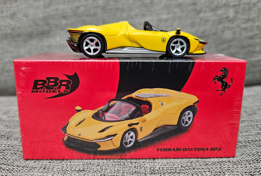 Ferrari Daytona SP3 Giallo Modena BBR MODEL 1/64 #BBRFER64018